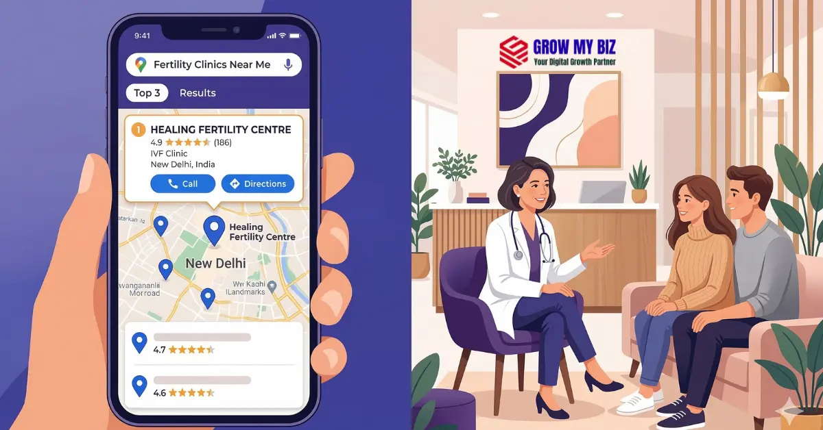 Local SEO for IVF clinics in India — how fertility clinics rank on Google Maps and get more patients