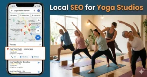 Local SEO for yoga studios in India — Google Maps ranking guide by Grow My Biz Digital